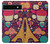 S2353 Paris Cartoon Vintage Pattern Case For Google Pixel 6a