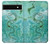 S2653 Dragon Green Turquoise Stone Graphic Case For Google Pixel 6a