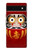 S3023 Japan Good Luck Daruma Doll Case For Google Pixel 6a