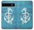 S3053 Marine Anchor Blue Case For Google Pixel 6a