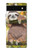 S3138 Cute Baby Sloth Paint Case For Google Pixel 6a