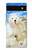 S3794 Arctic Polar Bear and Seal Paint Case For Google Pixel 6a