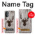 S2505 Reindeer Head Old Wood Texture Graphic Case For OnePlus Nord N20 5G