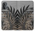 S3692 Gray Black Palm Leaves Case For OnePlus Nord N20 5G