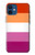 S3887 Lesbian Pride Flag Case For iPhone 12 mini