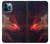 S3897 Red Nebula Space Case For iPhone 12 Pro Max