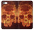 S3881 Fire Skull Case For iPhone 5C