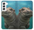 S3871 Cute Baby Hippo Hippopotamus Case For Samsung Galaxy S22