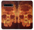 S3881 Fire Skull Case For Samsung Galaxy S10 5G