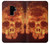 S3881 Fire Skull Case For Samsung Galaxy S9 Plus
