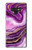 S3896 Purple Marble Gold Streaks Case For Note 9 Samsung Galaxy Note9