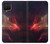 S3897 Red Nebula Space Case For Samsung Galaxy A12