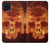 S3881 Fire Skull Case For Samsung Galaxy A22 4G