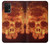 S3881 Fire Skull Case For Samsung Galaxy A32 4G