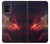 S3897 Red Nebula Space Case For Samsung Galaxy A32 4G