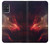S3897 Red Nebula Space Case For Samsung Galaxy A51 5G