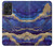 S3906 Navy Blue Purple Marble Case For Samsung Galaxy A52s 5G