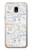 S3903 Travel Stamps Case For Samsung Galaxy J3 (2018), J3 Star, J3 V 3rd Gen, J3 Orbit, J3 Achieve, Express Prime 3, Amp Prime 3