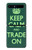 S3862 Keep Calm and Trade On Case For Samsung Galaxy Z Flip 5G