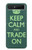S3862 Keep Calm and Trade On Case For Samsung Galaxy Z Flip 5G