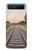 S3866 Railway Straight Train Track Case For Samsung Galaxy Z Flip 5G