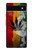 S3890 Reggae Rasta Flag Smoke Case For Google Pixel 6a