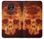 S3881 Fire Skull Case For Motorola Moto G7 Power