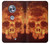 S3881 Fire Skull Case For Motorola Moto X4