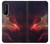 S3897 Red Nebula Space Case For Sony Xperia 1 II