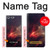 S3897 Red Nebula Space Case For Sony Xperia XZ Premium