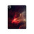 S3897 Red Nebula Space Hard Case For iPad Pro 12.9 (2022,2021,2020,2018, 3rd, 4th, 5th, 6th)
