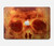 S3881 Fire Skull Hard Case For MacBook Pro 16 M1,M2,M3,M4 (2021,2024) - A3403, A3186, A2991, A2780, A2485