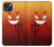 S2454 Red Cute Little Devil Cartoon Case For iPhone 14