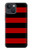 S2638 Black and Red Striped Case For iPhone 14