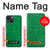 S2704 Green Fish Scale Pattern Graphic Case For iPhone 14
