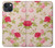S3037 Pretty Rose Cottage Flora Case For iPhone 14