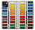 S3243 Watercolor Paint Set Case For iPhone 14
