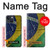 S3297 Brazil Flag Vintage Football Graphic Case For iPhone 14
