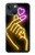 S3512 Cute Mini Heart Neon Graphic Case For iPhone 14