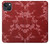 S3817 Red Floral Cherry blossom Pattern Case For iPhone 14