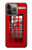 S0058 British Red Telephone Box Case For iPhone 14 Pro