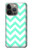 S1723 Mint Chevron Zigzag Case For iPhone 14 Pro