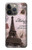 S2211 Paris Postcard Eiffel Tower Case For iPhone 14 Pro