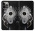 S2387 Gun Bullet Hole Glass Case For iPhone 14 Pro