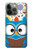 S2521 Cute Nerd Owl Cartoon Case For iPhone 14 Pro