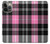 S3091 Pink Plaid Pattern Case For iPhone 14 Pro