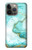 S3399 Green Marble Graphic Print Case For iPhone 14 Pro