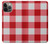 S3535 Red Gingham Case For iPhone 14 Pro