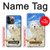 S3794 Arctic Polar Bear and Seal Paint Case For iPhone 14 Pro