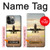 S3837 Airplane Take off Sunrise Case For iPhone 14 Pro